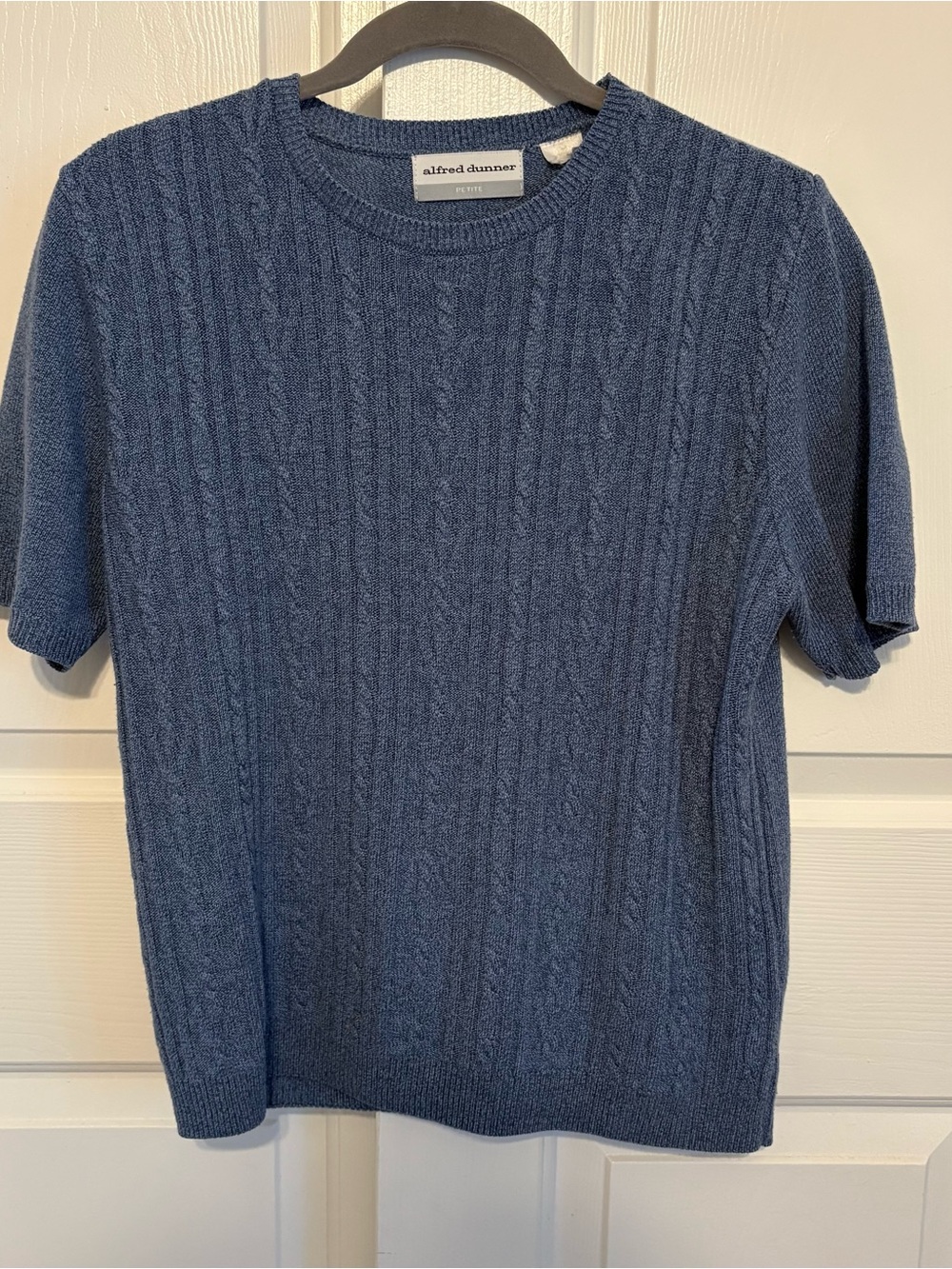 Alfred Dunner Petite Lightweight Short Sleeve Sweater
